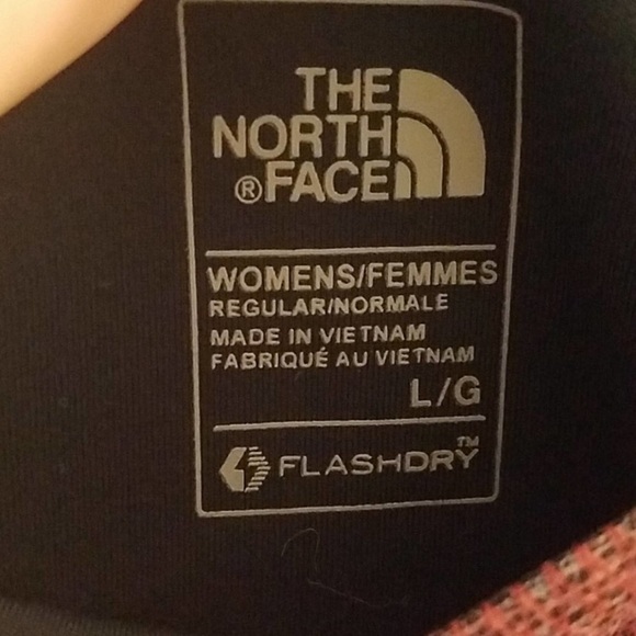 THE NORTH FACE Navy Blue FLASH DRY HIGH WAIST Colorful Leggings Sz L - Picture 5 of 7